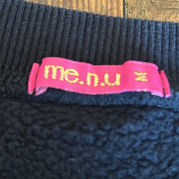 Black Matching Sweatsuit.  Peace, Love & Happiness Girls Size Medium GUC - Picture 6 of 9